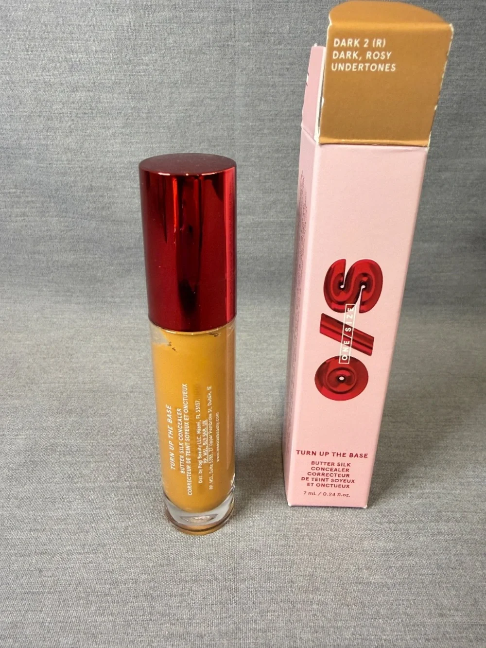 ONE/SIZE Turn Up The Base Butter Silk Concealer Dark 2 (R) Rosy Undertones NEW